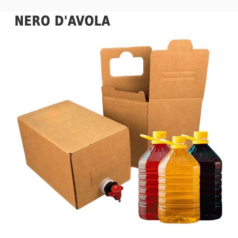 Vino Nero D'Avola Bag in Box o Dama in Pet – Etnagnam